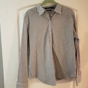 Black and white Ralph Lauren dress shirt